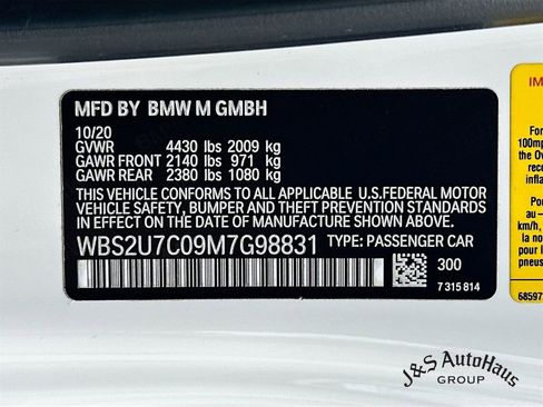 Used 2021 BMW M2 Competition w/ Executive Package image 37