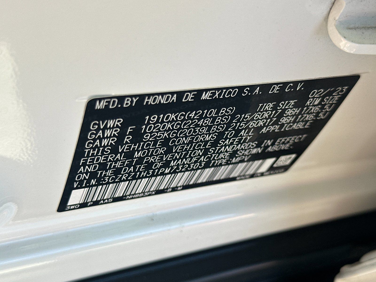 Used 2023 Honda HR-V LX image 26