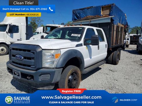 Used 2015 Ford F450 XL w/ Snow Plow Prep Package image 1