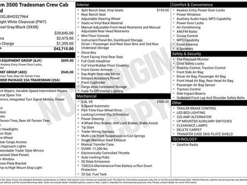 Used 2017 RAM 3500 Tradesman w/ Popular Equipment Group image 4