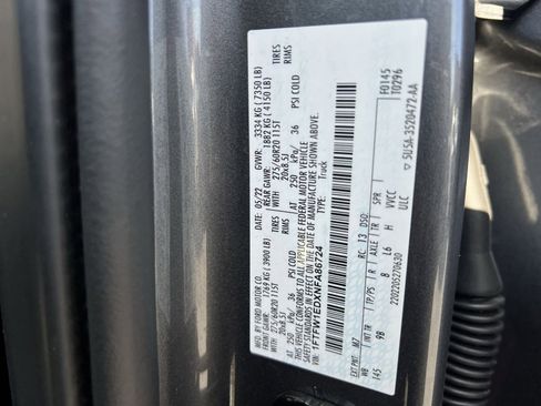 Used 2022 Ford F150 Platinum w/ Equipment Group 701A High image 36