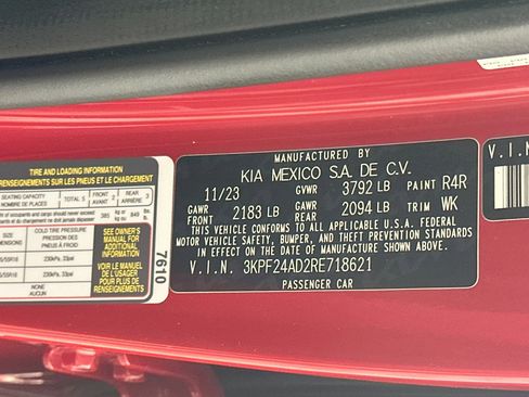 Used 2024 Kia Forte LXS FWD image 12
