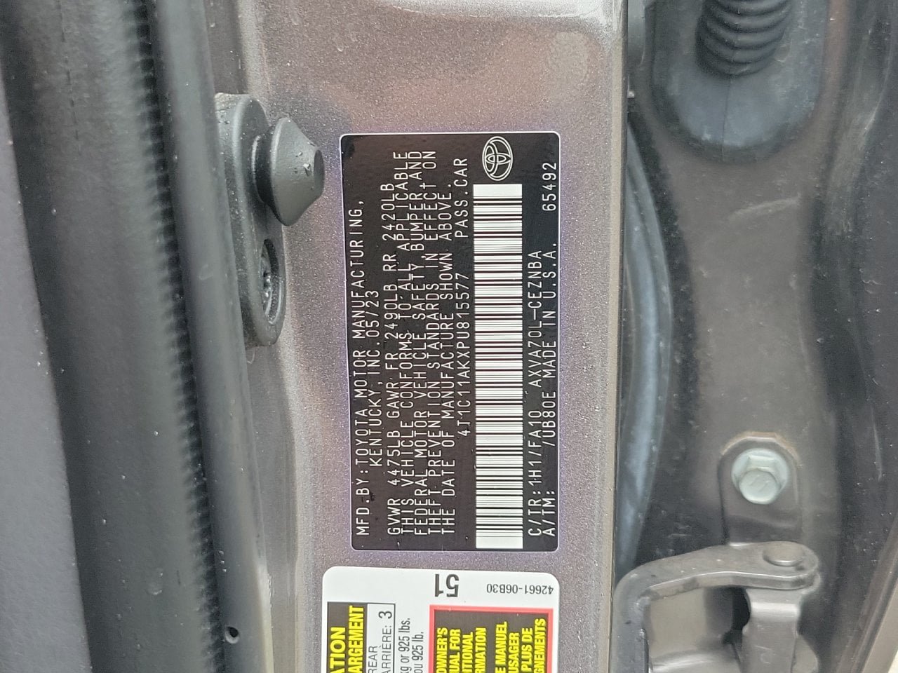 Used 2023 Toyota Camry LE FWD image 32