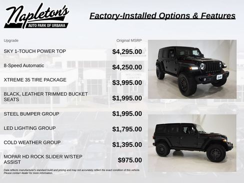 Used 2023 Jeep Wrangler Unlimited Rubicon w/ Xtreme 35 Tire Package AWD/4WD image 4
