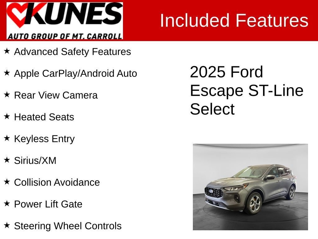 Used 2025 Ford Escape ST-Line Select AWD/4WD image 3