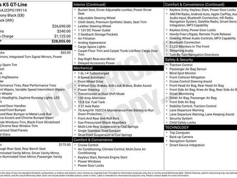 Used 2023 Kia K5 GT-Line image 15