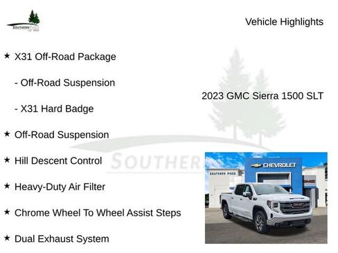 Used 2023 GMC Sierra 1500 SLT w/ SLT Premium Package image 30