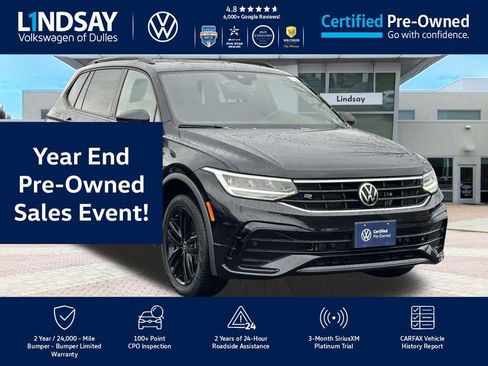 Certified 2022 Volkswagen Tiguan SE R-Line image 1