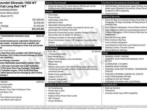 Used 2024 Chevrolet Silverado 1500 W/T w/ WT Fleet Convenience Package image 7