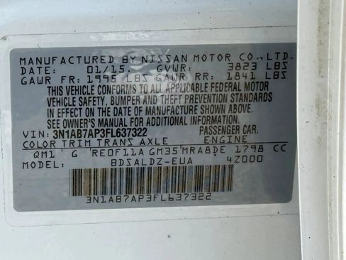 Used 2015 Nissan Sentra SV FWD image 30