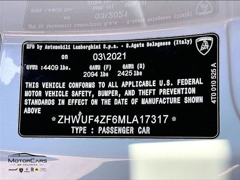 Used 2021 Lamborghini Huracan EVO image 23