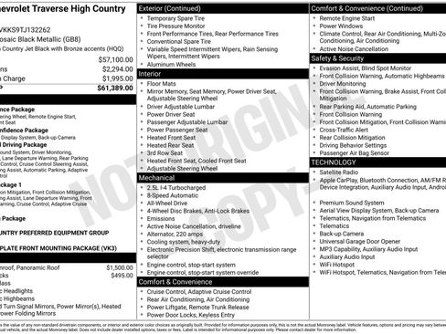 Certified 2026 Chevrolet Traverse High Country AWD/4WD image 3
