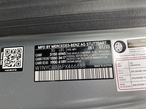 Certified 2023 Mercedes-Benz G 550 w/ Exclusive Interior Package image 37