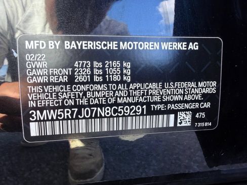 Used 2022 BMW 330i xDrive Sedan w/ M Sport Package AWD/4WD image 40