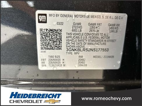 Used 2022 Chevrolet Blazer Premier w/ Enhanced Convenience Package AWD/4WD image 8