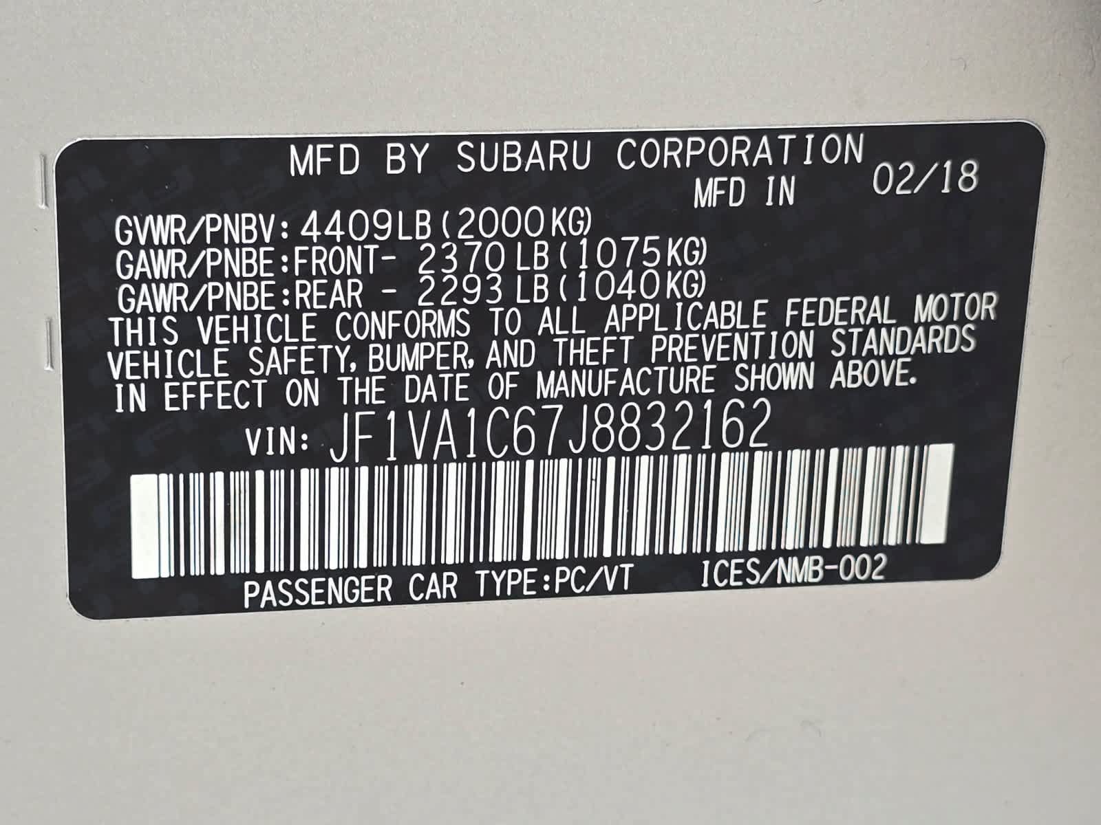 Used 2018 Subaru WRX Premium AWD/4WD image 30