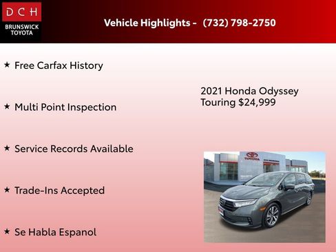 Used 2021 Honda Odyssey Touring image 4