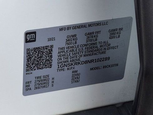 Used 2022 Chevrolet Tahoe RST AWD/4WD image 25
