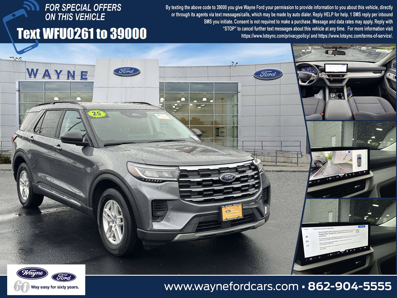 Certified 2025 Ford Explorer Active AWD/4WD image 1
