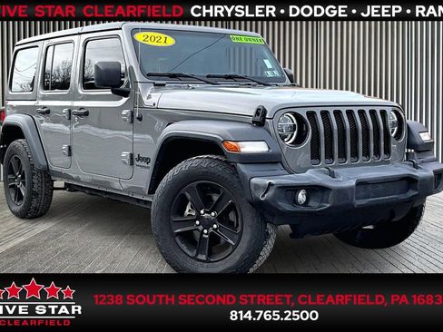 Used 2021 Jeep Wrangler Unlimited Sport image 1