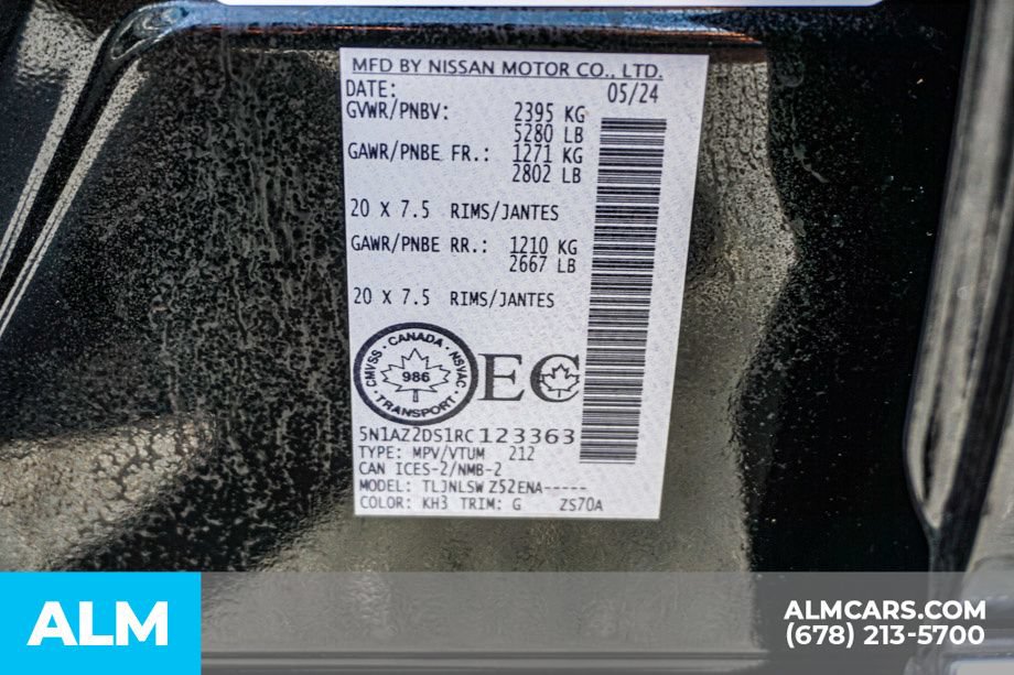 Used 2024 Nissan Murano Platinum AWD/4WD image 60
