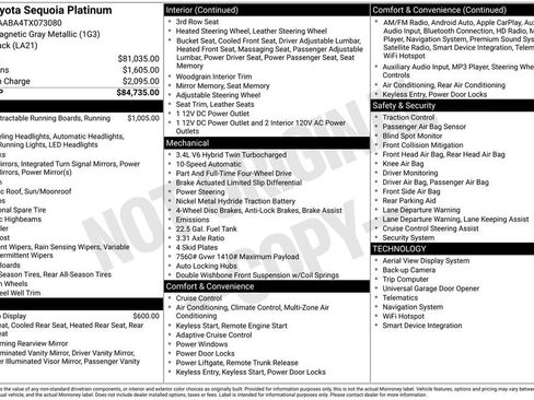 Used 2026 Toyota Sequoia Platinum image 36