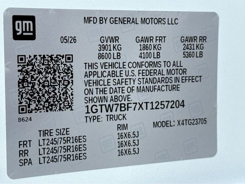 New 2026 GMC Savana 2500 Extended w/ Driver Convenience Package RWD image 24