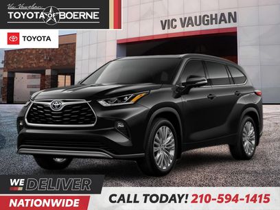 New 2026 Toyota Highlander Platinum
