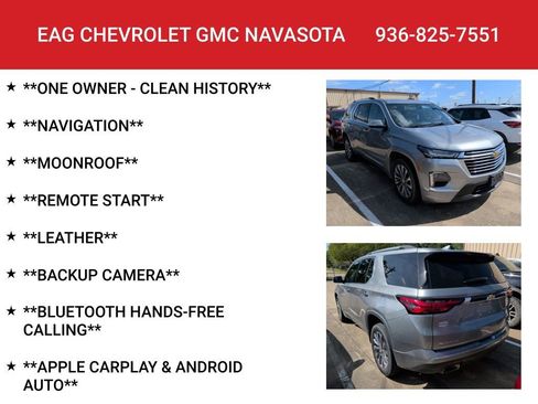 Used 2023 Chevrolet Traverse Premier w/ LPO, Floor Liner Package FWD image 4