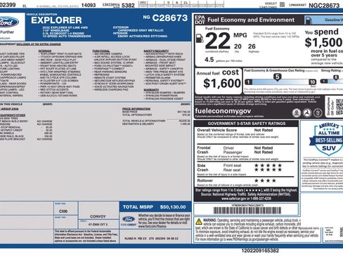 Used 2022 Ford Explorer ST-Line AWD/4WD image 3