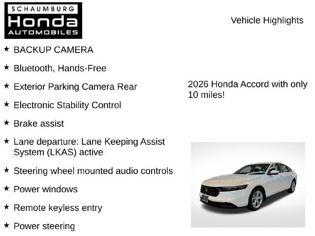 New 2026 Honda Accord LX image 7