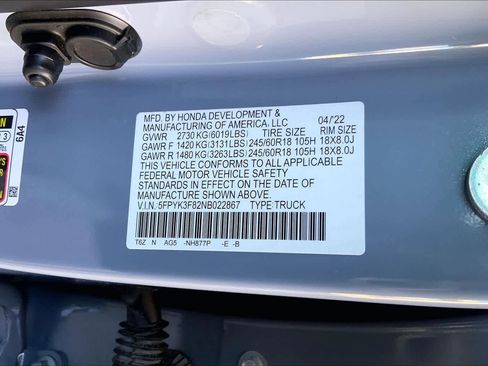 Used 2022 Honda Ridgeline Black Edition image 34
