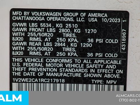 Used 2024 Volkswagen Atlas Cross Sport SE FWD image 47