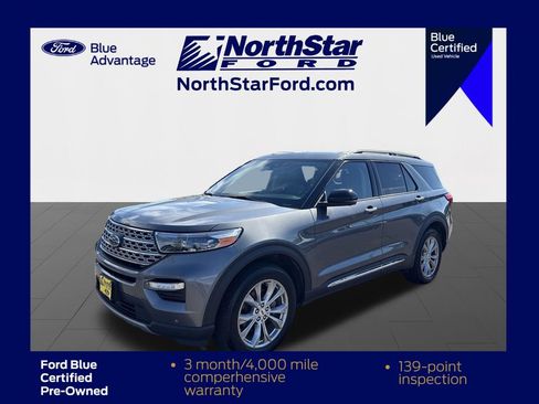Certified 2023 Ford Explorer Limited AWD/4WD image 1