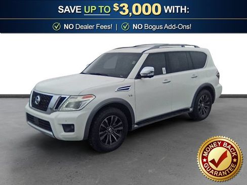 Used 2017 Nissan Armada Platinum w/ Captain Seat Package RWD image 1