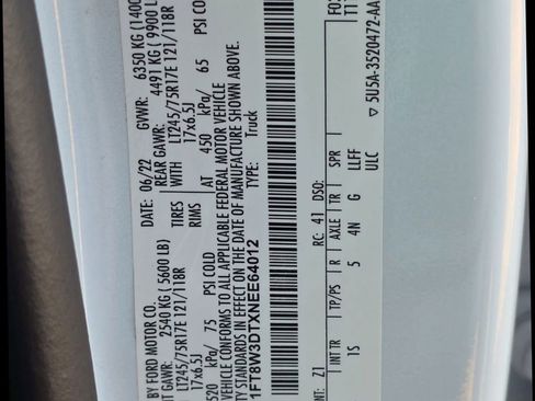 Used 2022 Ford F350 XL w/ STX Appearance Package image 21