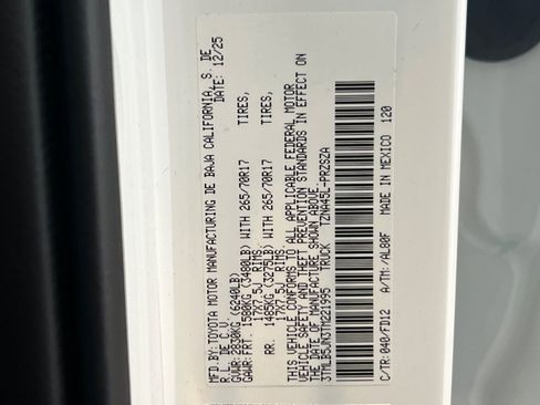 Used 2026 Toyota Tacoma TRD Off-Road w/ TRD Off Road Upgrade Package image 26