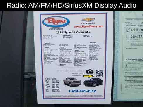 Used 2020 Hyundai Venue SEL w/ Convenience Package image 13