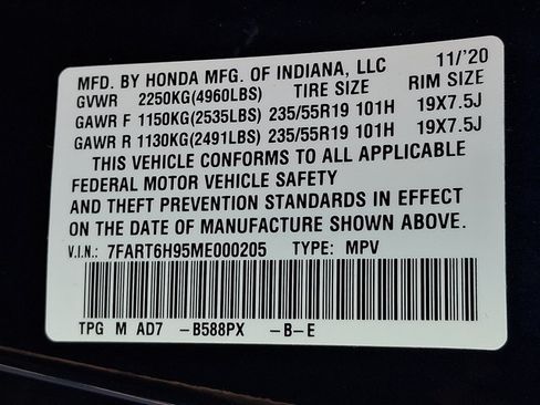 Used 2021 Honda CR-V Touring image 29