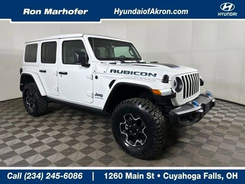 Used 2023 Jeep Wrangler Unlimited Rubicon 4xe w/ Cold Weather Group image 1
