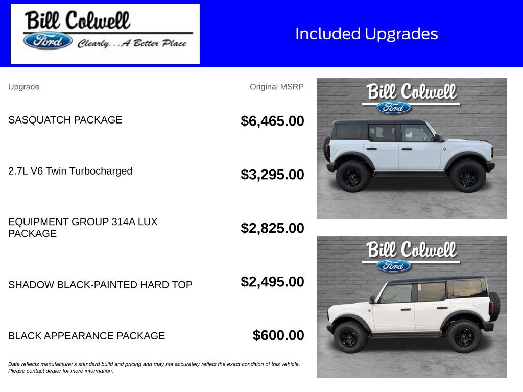 New 2026 Ford Bronco Outer Banks w/ Sasquatch Package AWD/4WD image 14