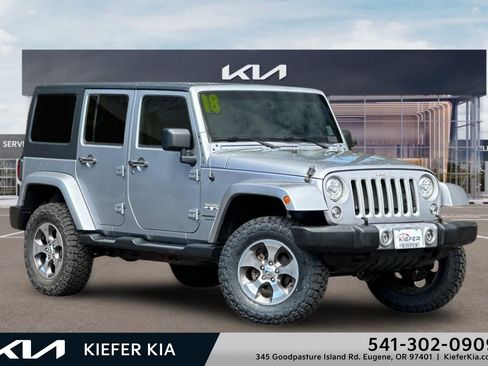 Used 2018 Jeep Wrangler Unlimited Sahara AWD/4WD image 1