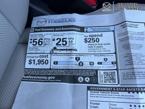 Used 2025 MAZDA CX-90 Plug-In Hybrid w/Premium Sport AWD/4WD image 47