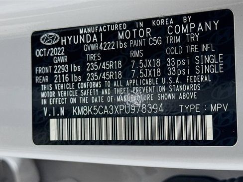 Certified 2023 Hyundai Kona Limited AWD/4WD image 17