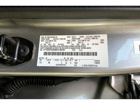 Used 2021 Ford F150 Tremor w/ Equipment Group 402A High image 34