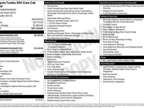 Used 2023 Toyota Tundra SR5 w/ SR5 Premium Package AWD/4WD image 6