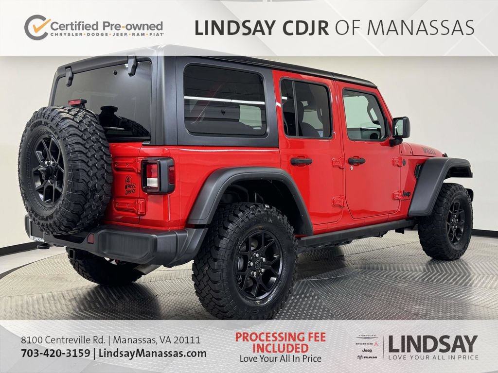 Certified 2025 Jeep Wrangler Unlimited Sport AWD/4WD image 9