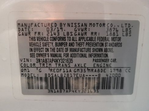 Used 2019 Nissan Sentra S FWD image 33