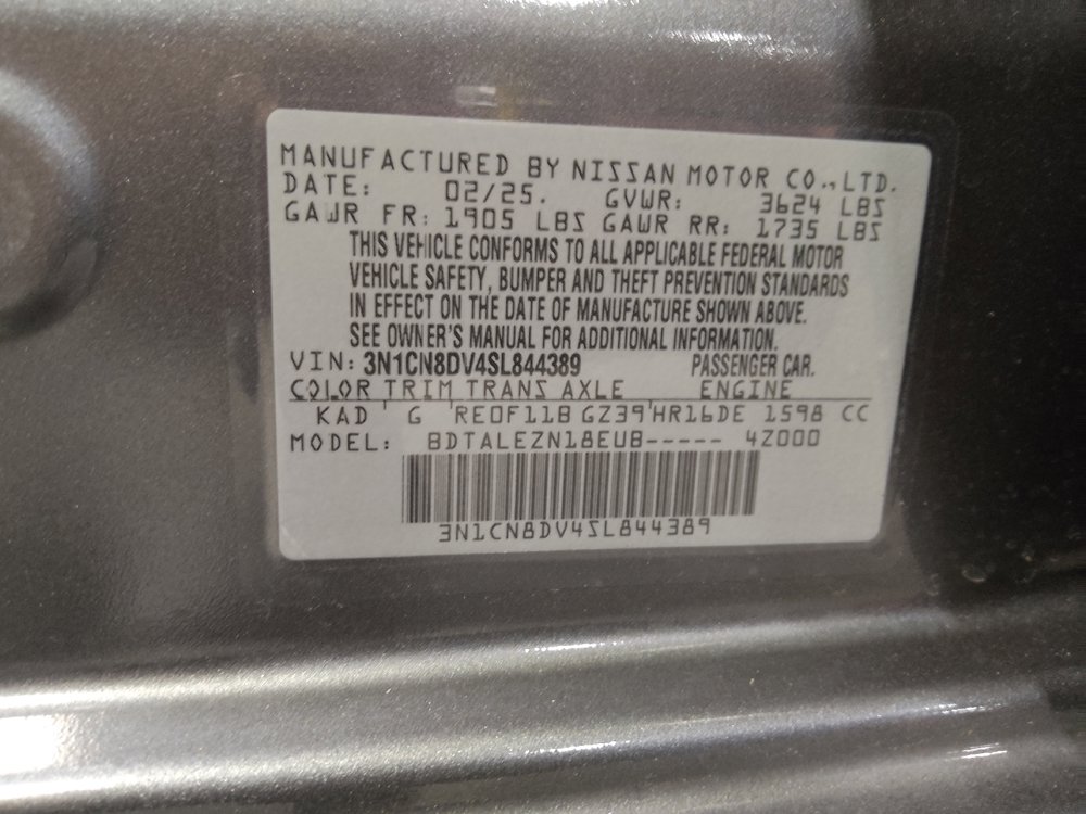 Used 2025 Nissan Versa S w/ Trunk Package FWD image 33