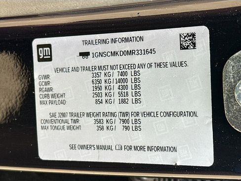 Used 2021 Chevrolet Tahoe LS w/ Driver Alert Package RWD image 37